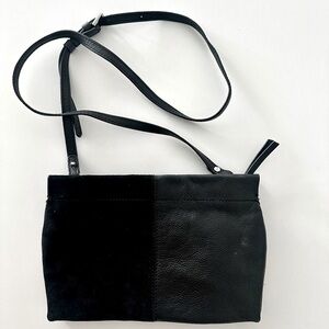 Zara Faux Leather Crossbody Bag